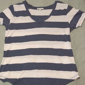 Z Supply Blue and White Striped Tunic